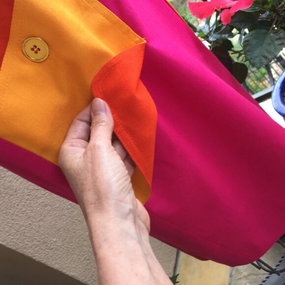 Vintage Tailored NR1 Color Block Shirtwaist Dress - Picture 13 of 15